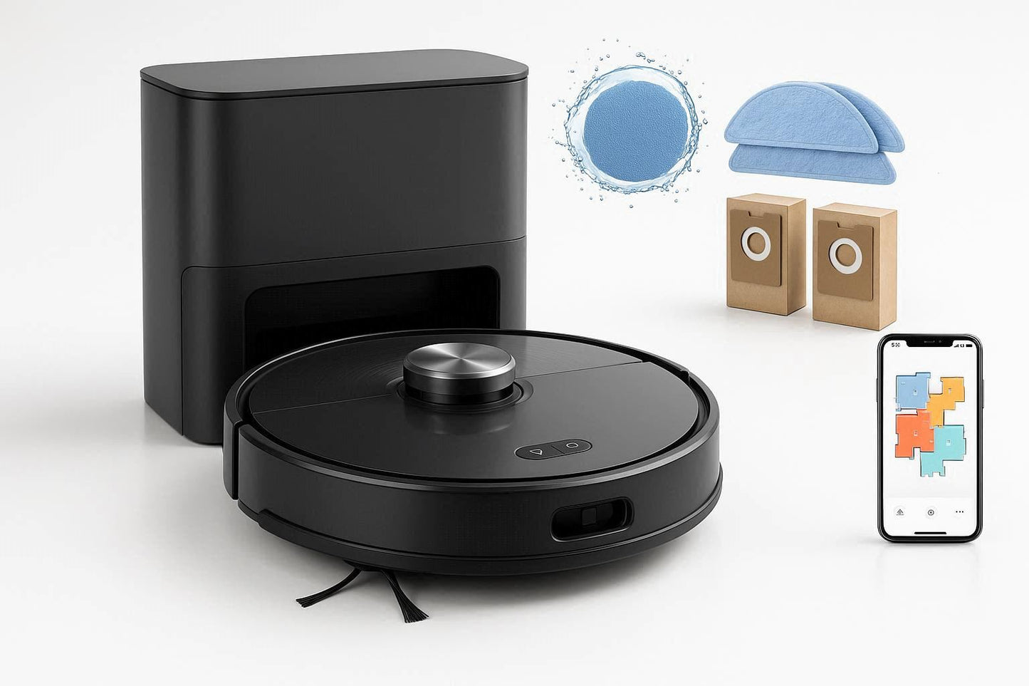 Lubluelu L20Max — Robot 3-en-1 Auto-Vidage 6 000 Pa