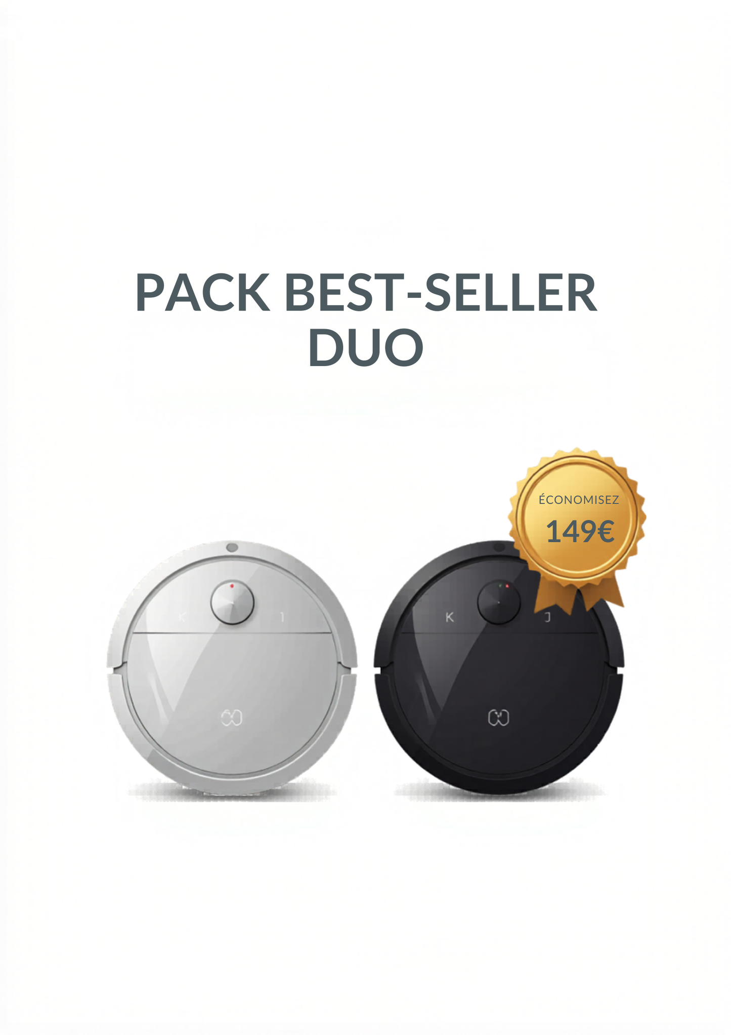 PACK BEST-SELLER DUO — Robot LiDAR + Nettoyeur Sol NEXABOT