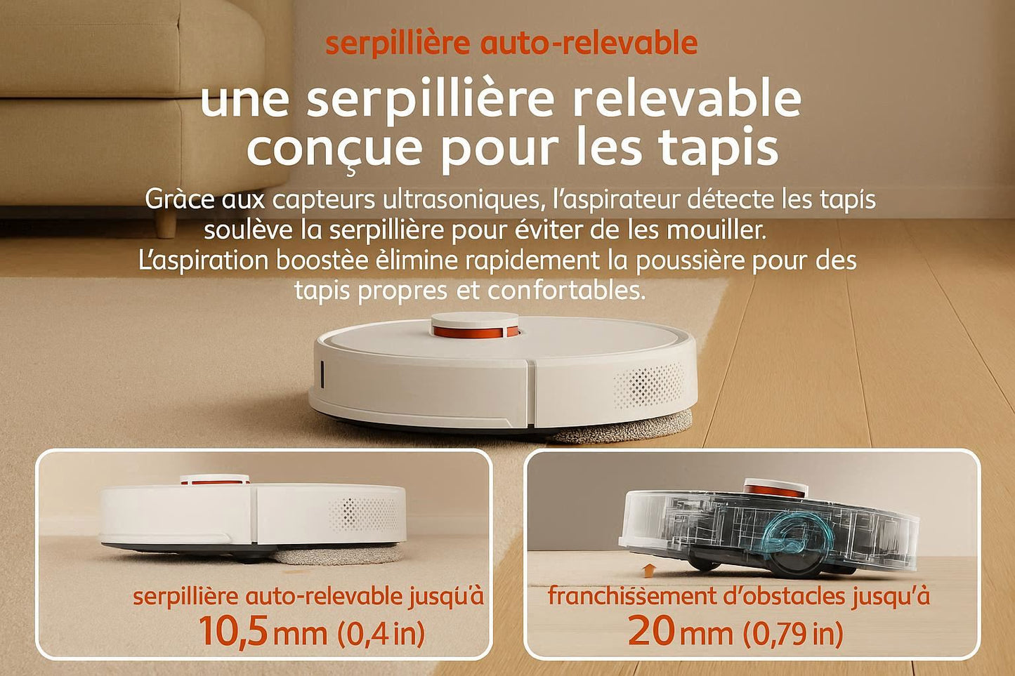 ILIFE T60s — Station Autonome Complète | Séchage Air Chaud, Auto-Lavage, Navigation LiDAR