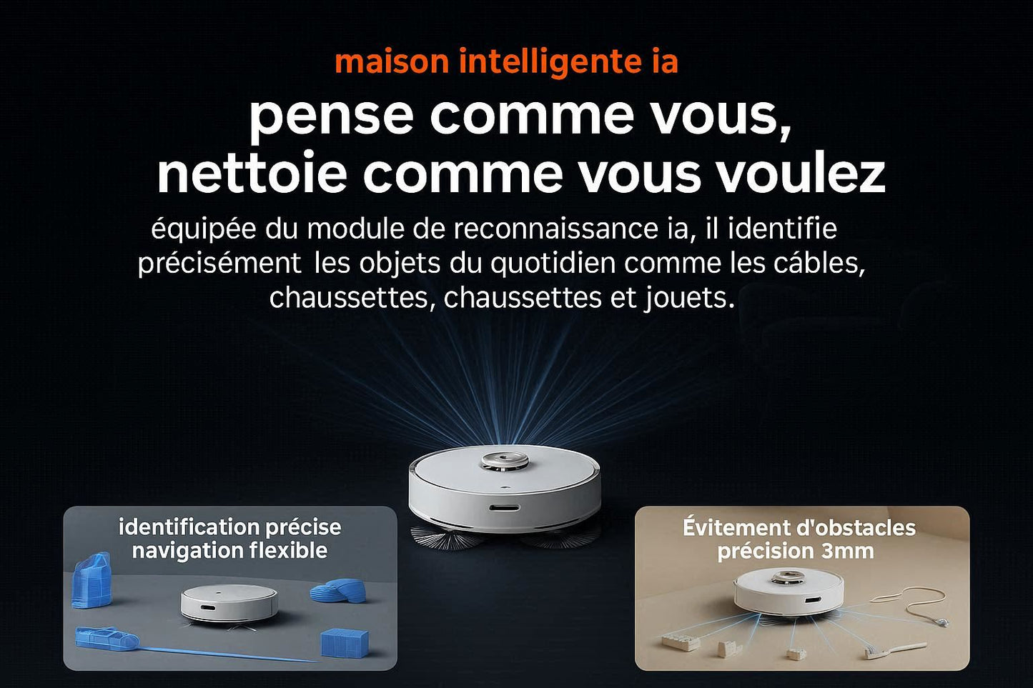 ILIFE T60s — Station Autonome Complète | Séchage Air Chaud, Auto-Lavage, Navigation LiDAR