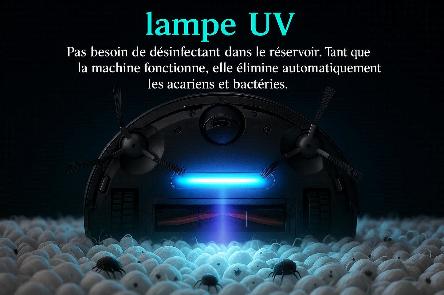 ABIR X8 — Aspirateur-Laveur 6 500 Pa + UV LiDAR
