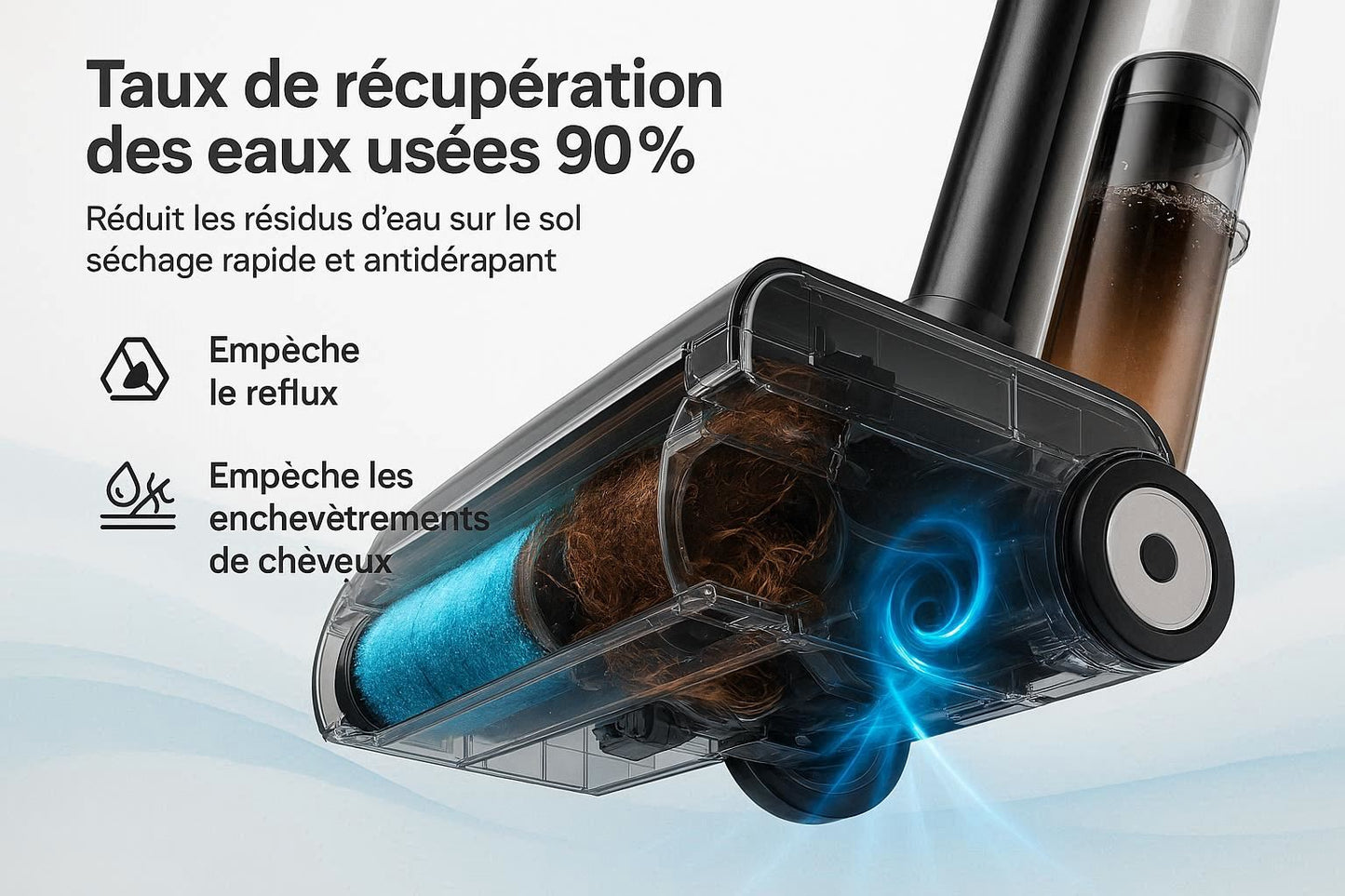 Redkey W12 SE — Serpillière Intelligente 55 000 Pa
