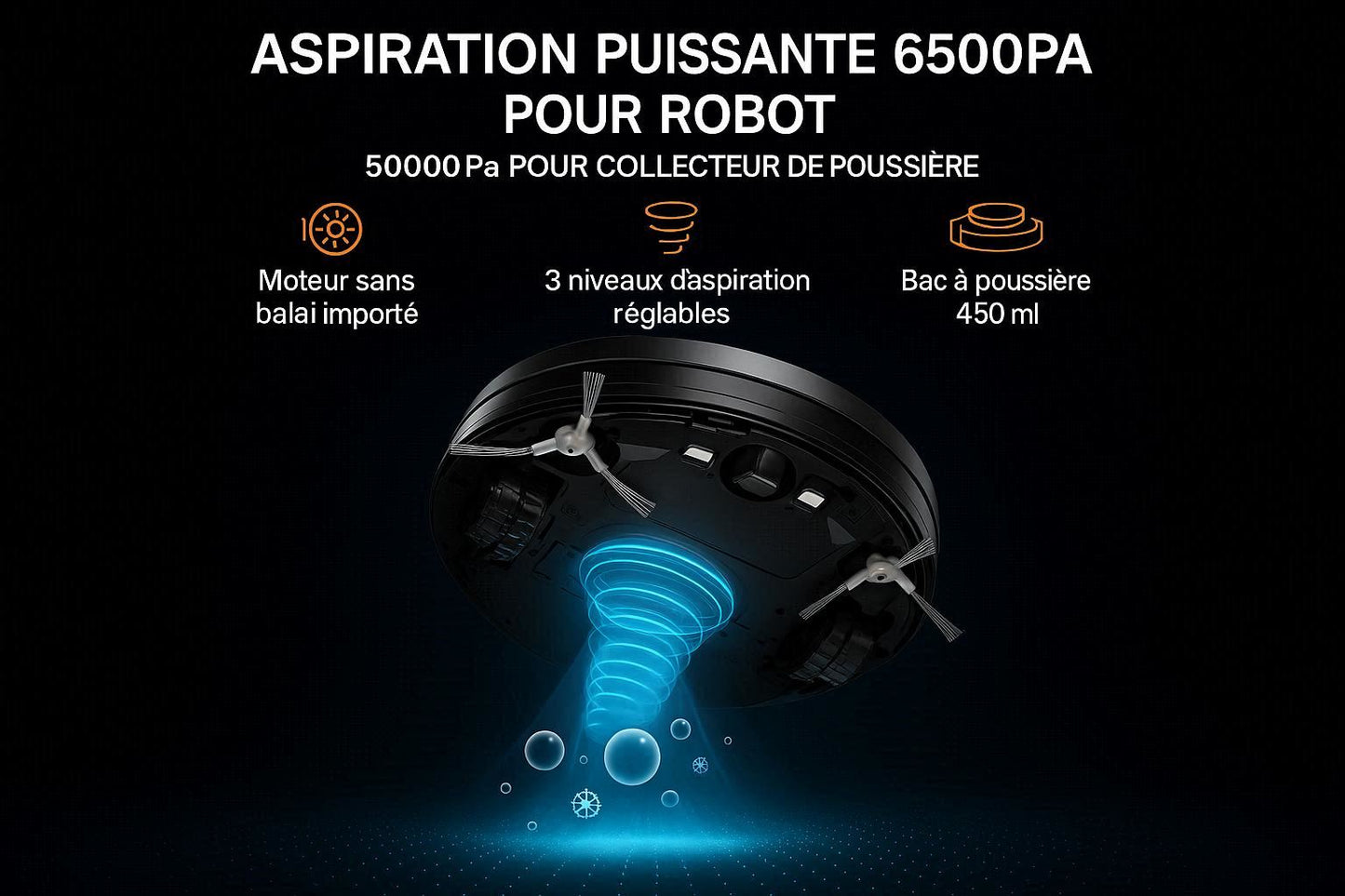 Robot K30 — Dual Laser + UV, Station Auto-Vidage