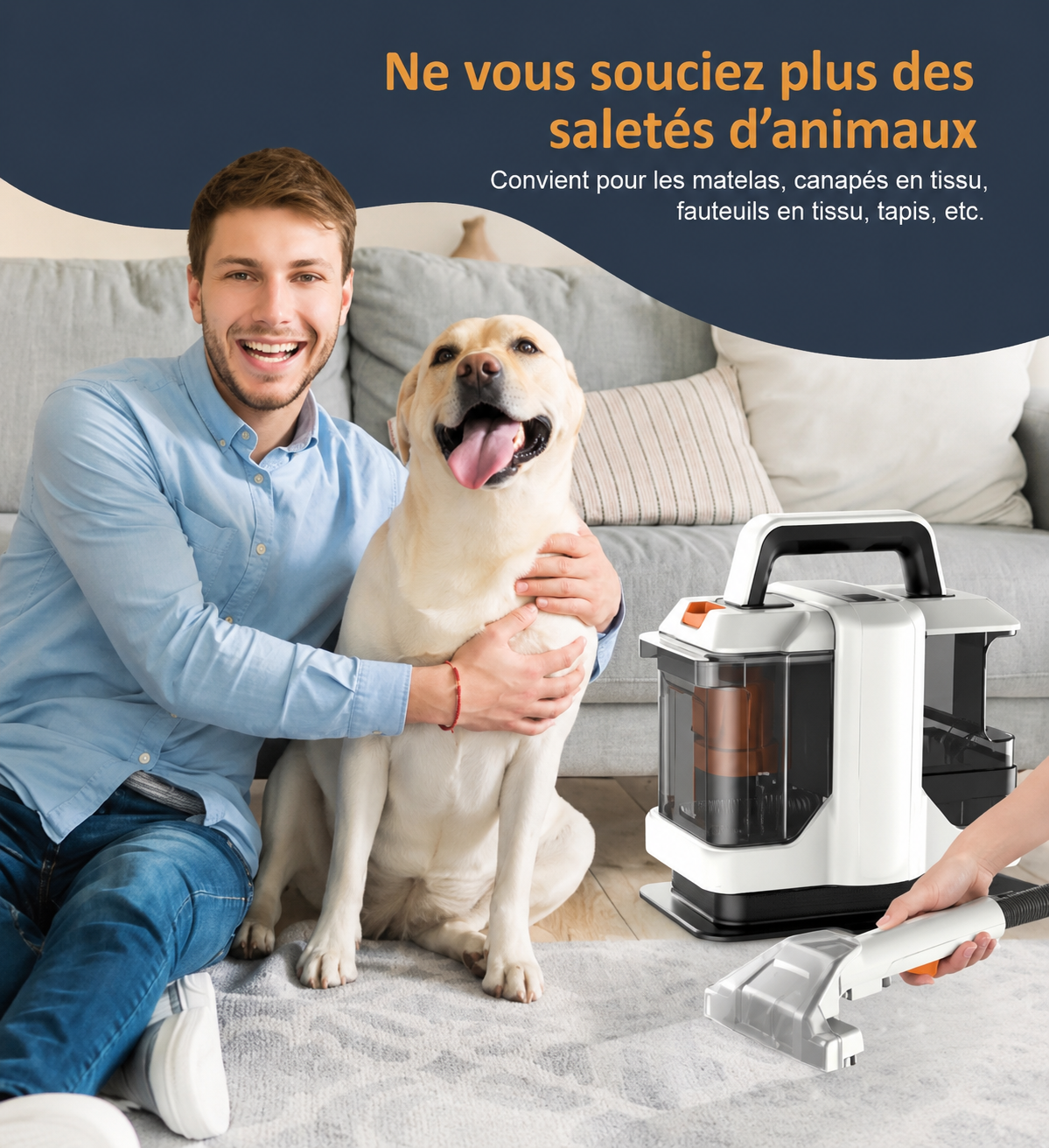 OMESER 750W — Nettoyeur Portatif 15 kPa, Spray
