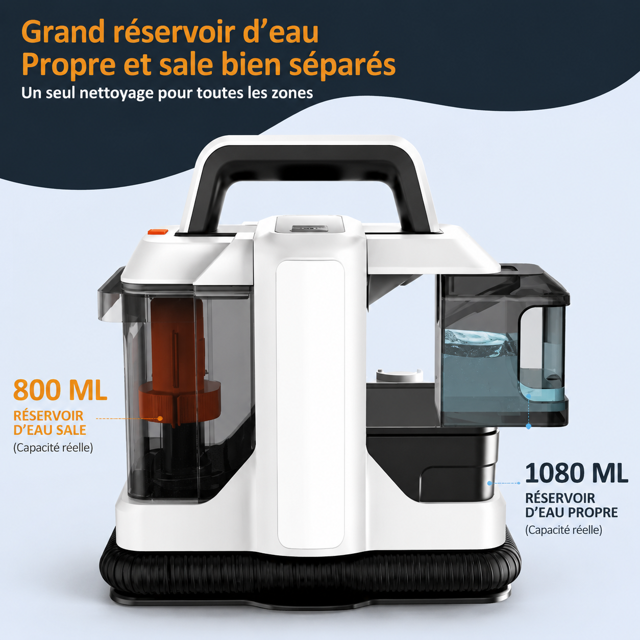 OMESER 750W — Nettoyeur Portatif 15 kPa, Spray