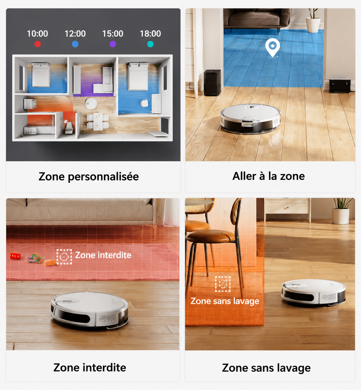 ILIFE V20 — Aspirateur LiDAR 5 000 Pa, WiFi
