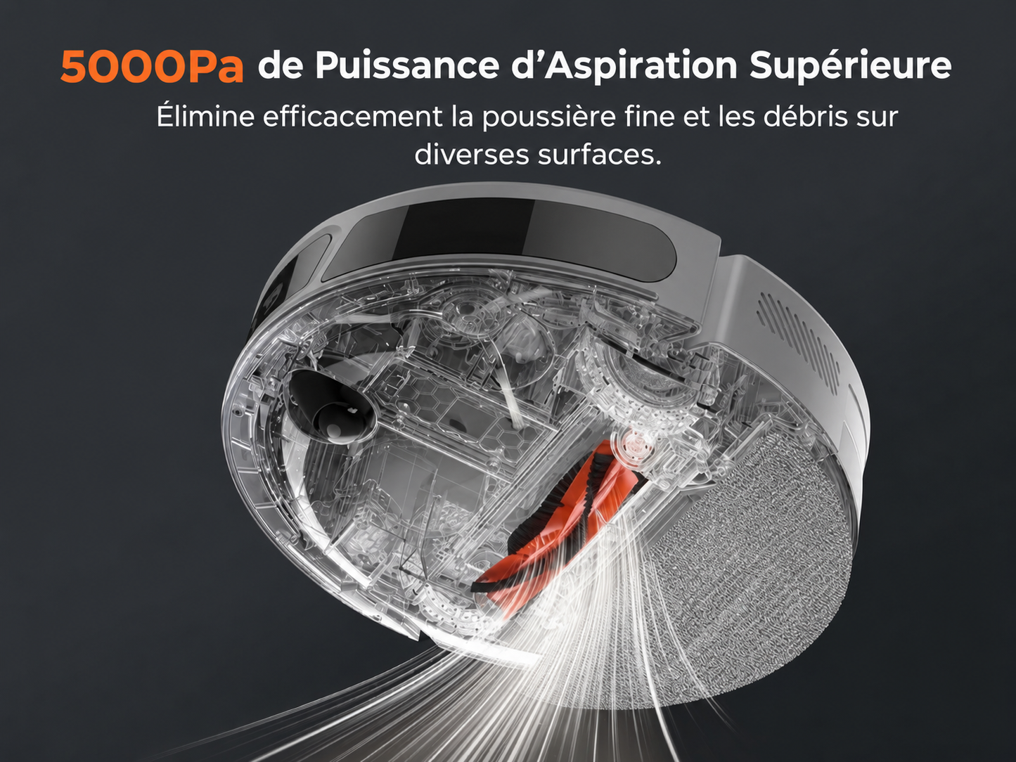 ILIFE V20 — Aspirateur LiDAR 5 000 Pa, WiFi
