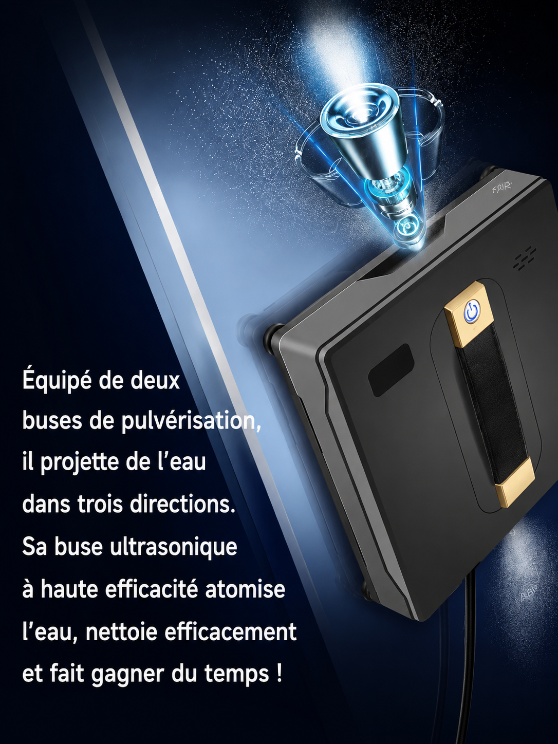 ABIR WD8 — Lave-Vitres IA, Double Pulvérisation