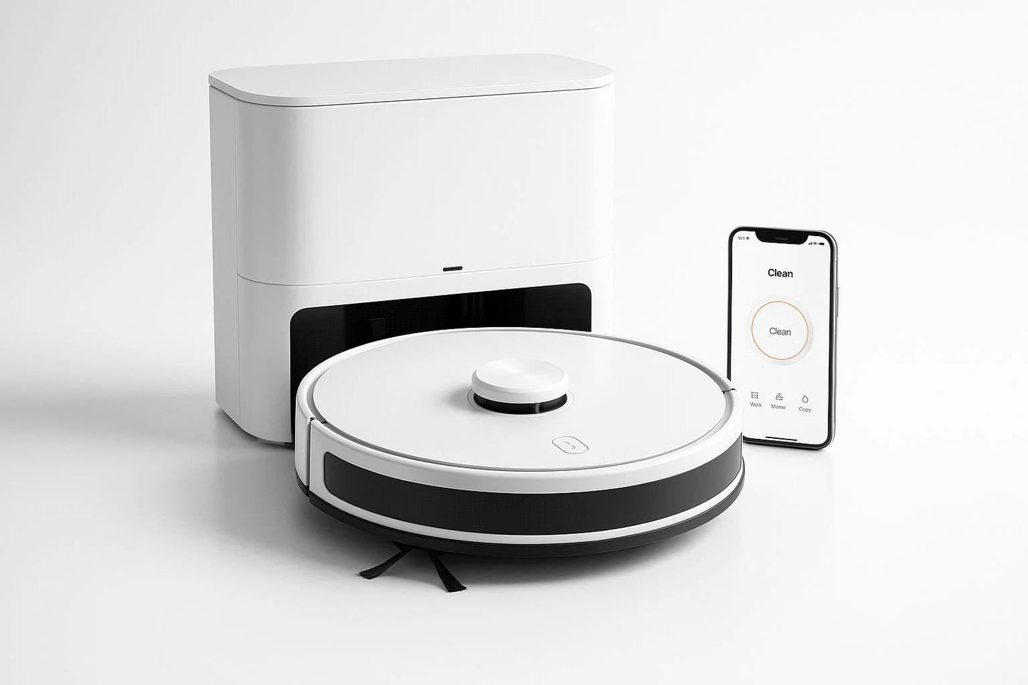 ILIFE A30 PRO — Station Auto-Vidage 60 Jours | 5 000 Pa, 180 min, Aspiration & Lavage