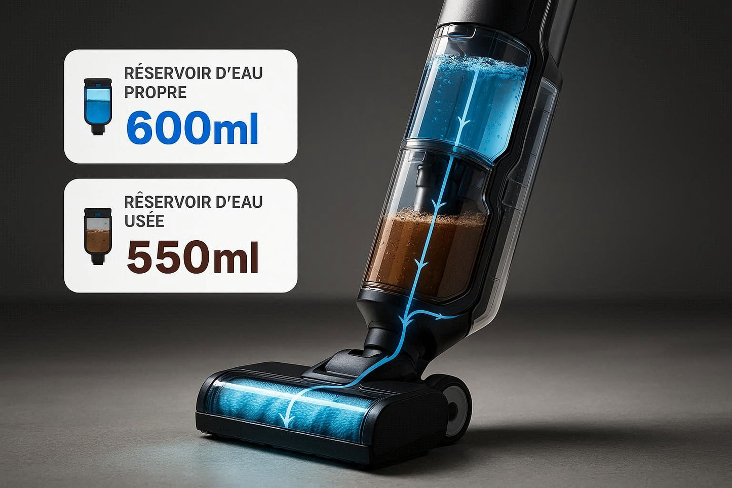 Redkey W12 SE — Serpillière Intelligente 55 000 Pa
